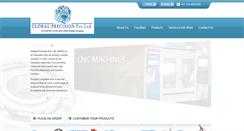 Desktop Screenshot of globalprecision.in